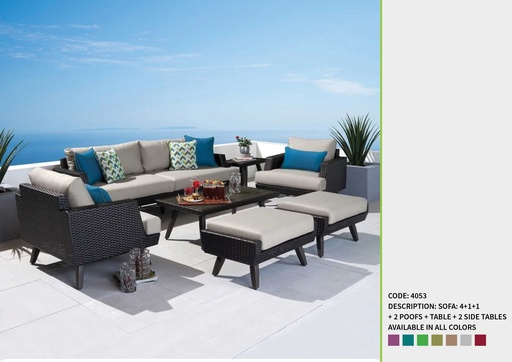 Code 4053 (1 SEATER, RATTAN 001)