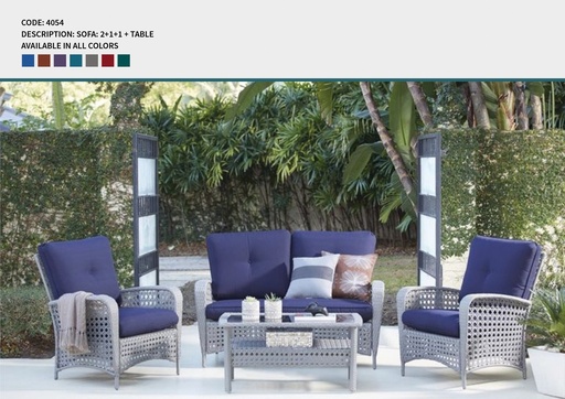 Code 4054 (2 SEATER, RATTAN 001)