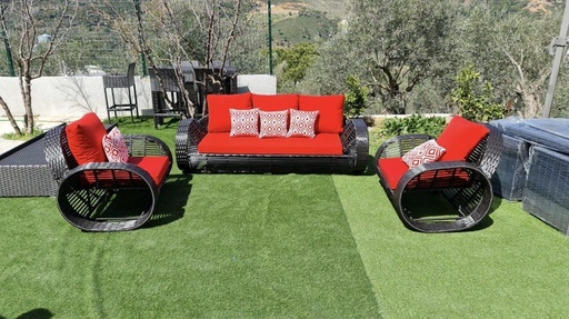 Code 4118 (3 SEATER, RATTAN 001)