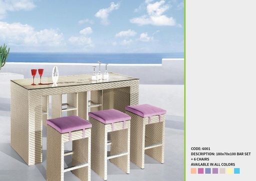 Code 6001 (TABLE, RATTAN 001)