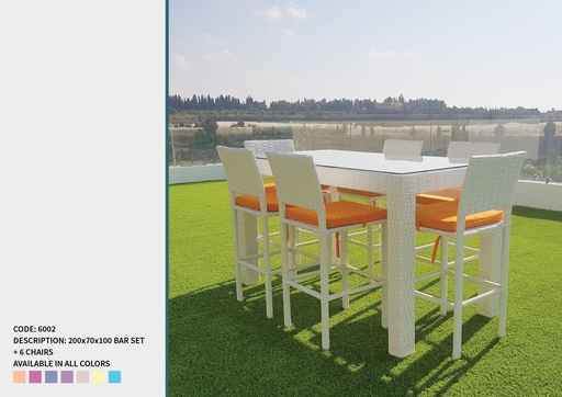 Code 6002 (TABLE, RATTAN 001)