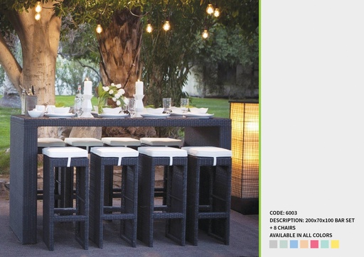 Code 6003 (TABLE, RATTAN 001)
