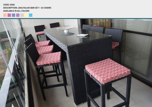 Code 6006 (TABLE, RATTAN 001)