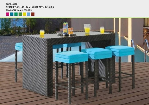 Code 6007 (TABLE, RATTAN 001)