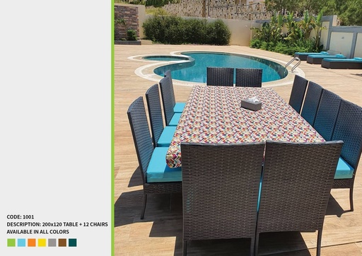 Code 1001 (TABLE, RATTAN 001)