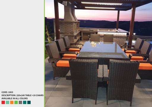 Code 1003 (TABLE, RATTAN 001)
