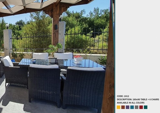 Code 1012 (TABLE, RATTAN 001)