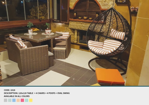 Code 1018  (TABLE, RATTAN 001)