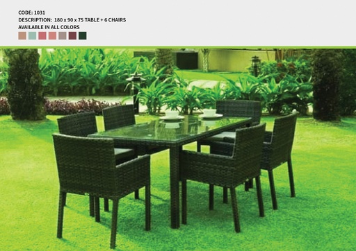 Code 1031 (TABLE, RATTAN 001)
