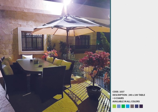 Code 1037 (TABLE, RATTAN 001)