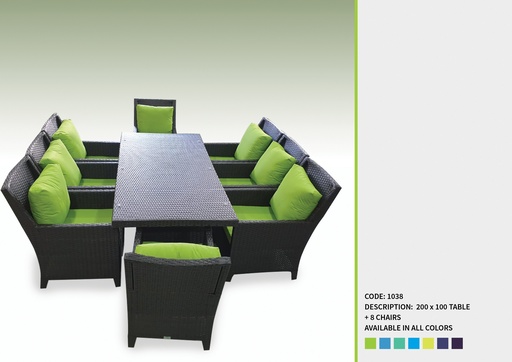 Code 1038 (TABLE, RATTAN 001)