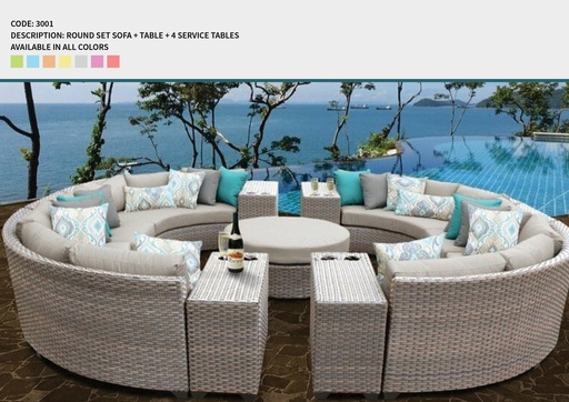 Code 3001 (TABLE, RATTAN 001)