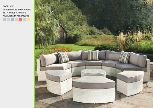 Code 3002 (TABLE, RATTAN 001)