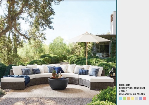 Code 3019 (TABLE, RATTAN 001)