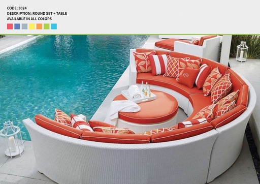 Code 3024 (TABLE, RATTAN 001)