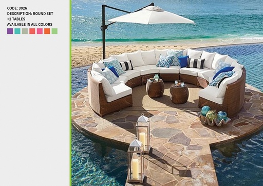 Code 3026 (TABLE, RATTAN 001)