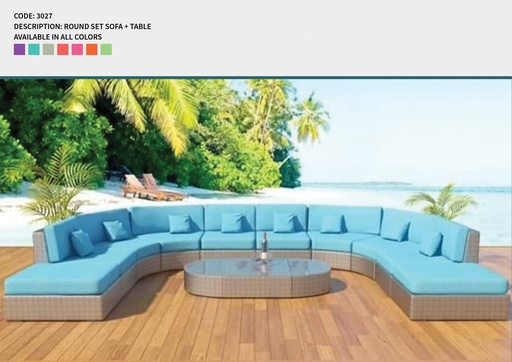 Code 3027 (TABLE, RATTAN 001)
